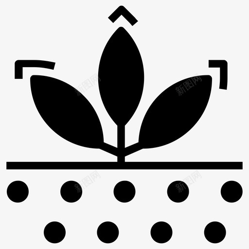 盆栽植物生长园艺植物生长图标svg_新图网 https://ixintu.com 农场 园艺 图标 字形 智能 植物 生长 盆栽 种植