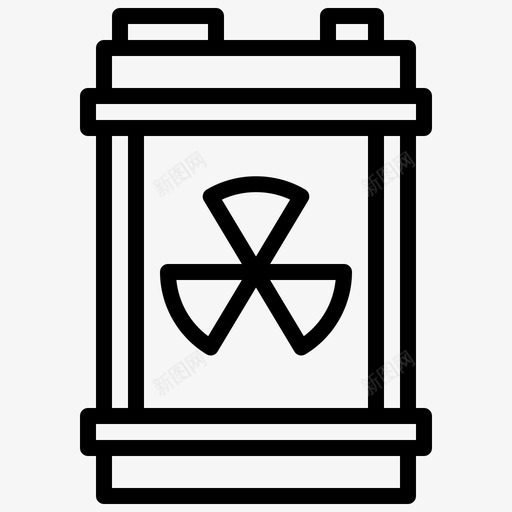 筒体核元素4线性图标svg_新图网 https://ixintu.com 元素 筒体 线性