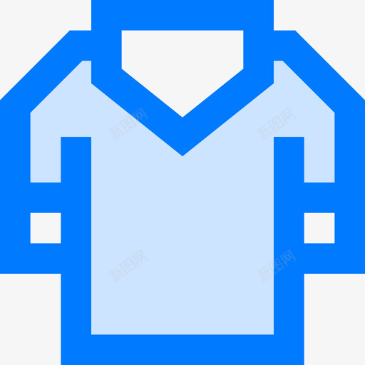 马球衫草地网球4蓝色图标svg_新图网 https://ixintu.com 球衫 网球 草地 蓝色 马球衫