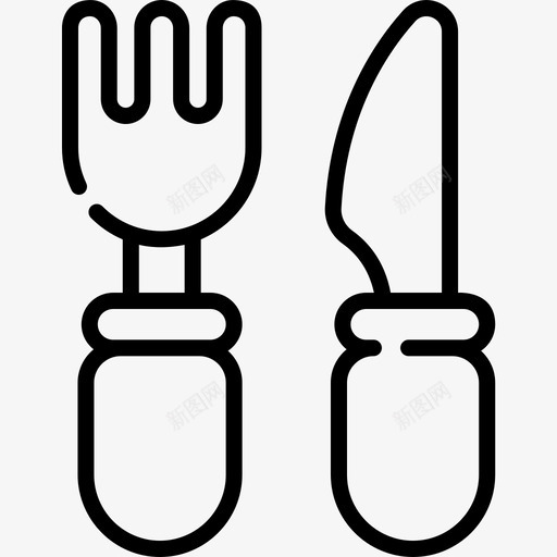 餐具外卖28直系图标svg_新图网 https://ixintu.com 外卖28 直系 餐具