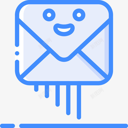 发送可爱的科技4蓝色图标svg_新图网 https://ixintu.com 发送 可爱 爱的 科技 蓝色
