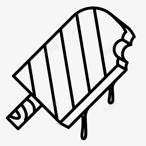 冰淇淋冰棍夏日图标svg_新图网 https://ixintu.com 冰棍 冰淇淋 夏日 婚礼 宾客 香草
