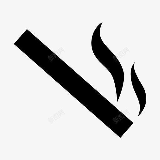 抽烟抽雪茄图标svg_新图网 https://ixintu.com 抽烟 抽雪茄