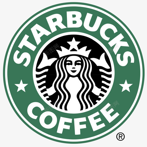 星巴克svg_新图网 https://ixintu.com LOGO Starbucks logo 星巴克