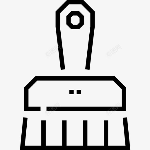扫帚清洁86直线图标svg_新图网 https://ixintu.com 扫帚 清洁 直线