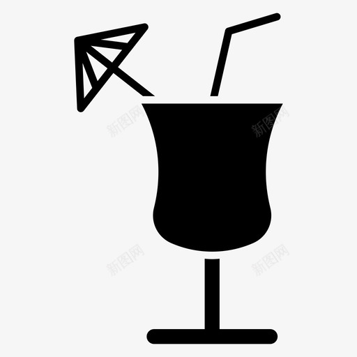 鸡尾酒饮料假日图标svg_新图网 https://ixintu.com 假日 吐司 葡萄酒 饮料 鸡尾酒