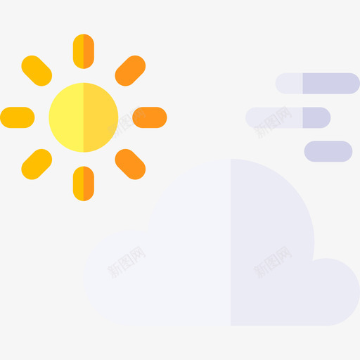 多云夏季销量15持平图标svg_新图网 https://ixintu.com 夏季 多云 持平 销量