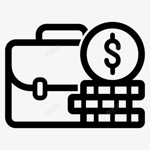 财富公文包资本图标svg_新图网 https://ixintu.com 公文包 商业 富人 投资 组合 财富 资本 金融
