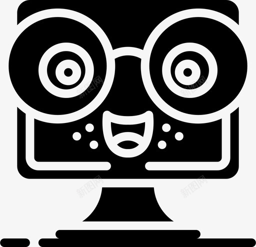 电脑可爱的tech2填充图标svg_新图网 https://ixintu.com tech 可爱 填充 爱的 电脑
