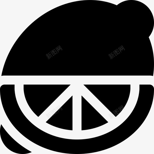 柑橘美食25填充图标svg_新图网 https://ixintu.com 填充 柑橘 美食