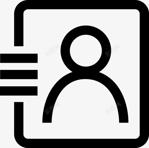 简历库svg_新图网 https://ixintu.com 简历库 线性