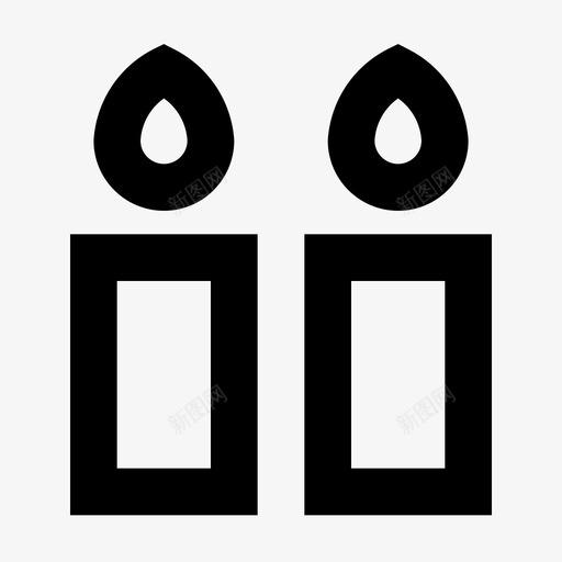 爱情与浪漫点燃蜡烛烛光图标svg_新图网 https://ixintu.com 晚餐 点燃蜡烛 烛光 爱情与浪漫 爱情浪漫提纲24 精神