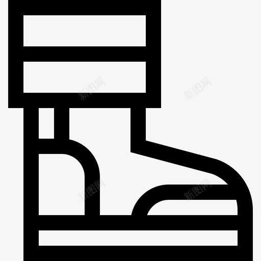 鞋冬衣及附件3直纹图标svg_新图网 https://ixintu.com 冬衣 直纹 附件