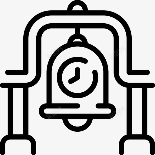 学校钟声教育176直系图标svg_新图网 https://ixintu.com 学校 教育 直系 钟声