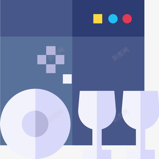 洗碟机79图标svg_新图网 https://ixintu.com 洗碟 碟机