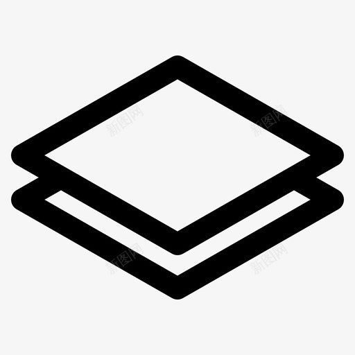 层排列页面图标svg_新图网 https://ixintu.com 层 排列 页面