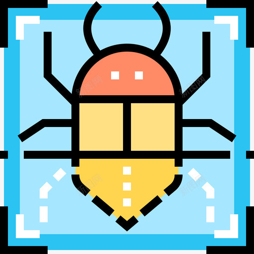 病毒扫描安全119线性颜色图标svg_新图网 https://ixintu.com 安全 扫描 病毒 线性 颜色