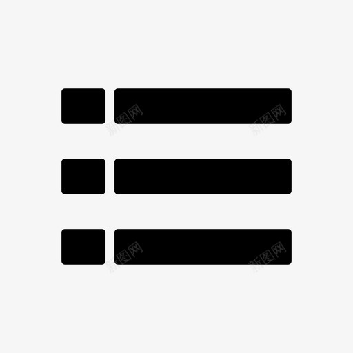 菜单布局列表图标svg_新图网 https://ixintu.com 列表 布局 标志 菜单 视图
