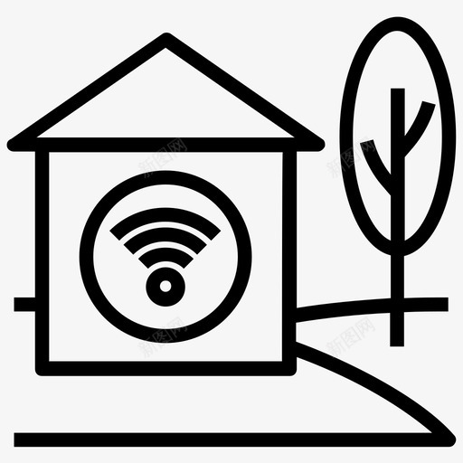 智能农场农场自动化物联网图标svg_新图网 https://ixintu.com ios 农场自动化 智能农场 智能农场线向量图标集 智能技术 物联网