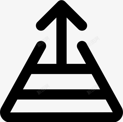 金字塔图表13直线图标svg_新图网 https://ixintu.com 图表13 直线 金字塔