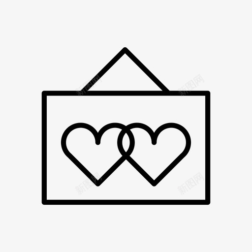 情侣房卡片请勿打扰图标svg_新图网 https://ixintu.com 卡片 图片 婚礼 情侣 打扰 爱情 相框 请勿