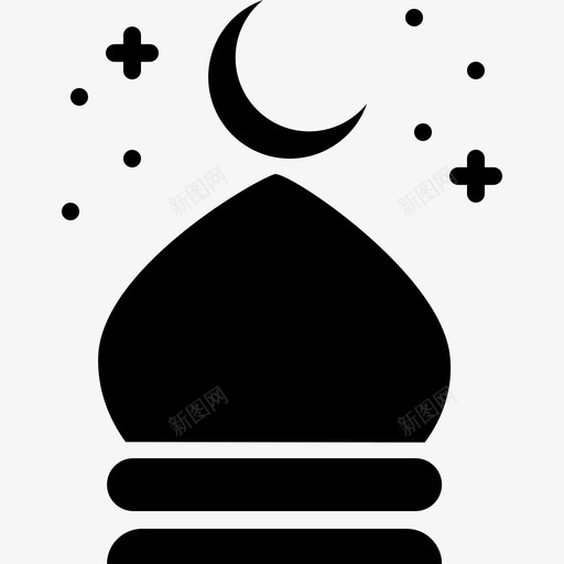 清真寺堡垒伊斯兰教图标svg_新图网 https://ixintu.com 伊斯兰教 伊斯兰教铭文 坟墓 堡垒 清真寺 祈祷 穆斯林