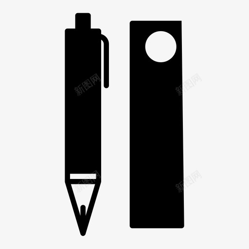 笔量画写图标svg_新图网 https://ixintu.com 字形 教育 笔量