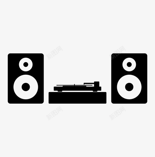 乙烯基设置dj唱片图标svg_新图网 https://ixintu.com dj 乙烯基设置 唱片 立体声 转盘