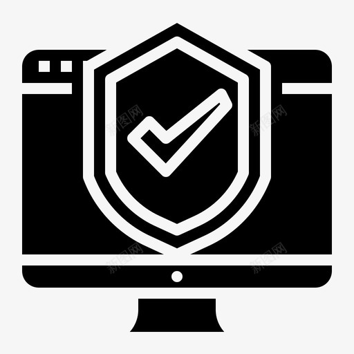 信息安全技术网络和黑客固体0519图标svg_新图网 https://ixintu.com 信息安全 技术 网络和黑客固体0519