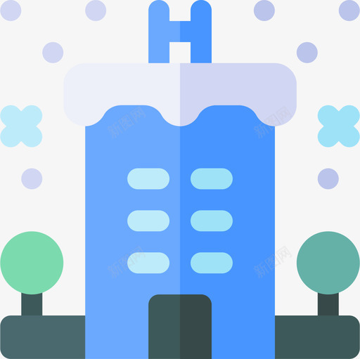 圣诞城11号公寓酒店图标svg_新图网 https://ixintu.com 11号 公寓 圣诞 酒店