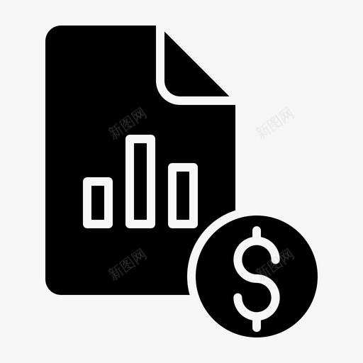 报告企业管理46字形图标svg_新图网 https://ixintu.com 企业管理 字形 报告