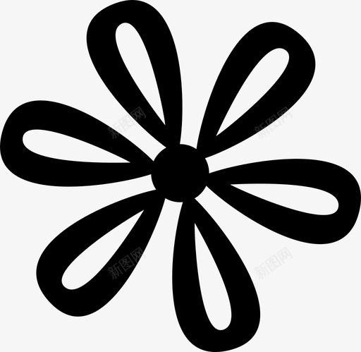 樱花开了很美开了花图标svg_新图网 https://ixintu.com 园里 开了 很美 樱花 花园 花开了