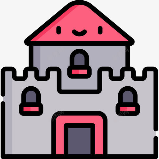 中世纪线性城堡41图标svg_新图网 https://ixintu.com 41 中世纪线性城堡