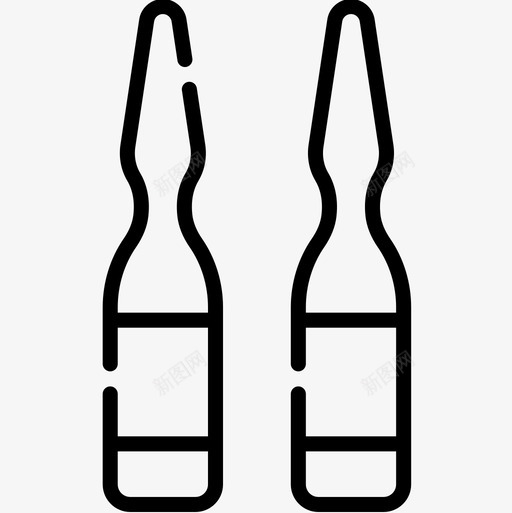 注射器药房35线性图标svg_新图网 https://ixintu.com 注射器 线性 药房