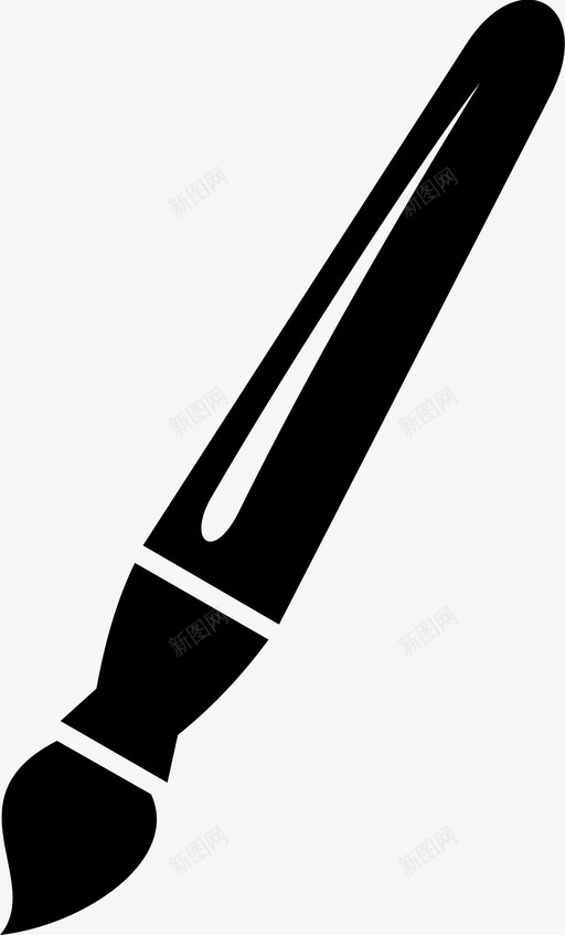 画笔艺术品油漆图标svg_新图网 https://ixintu.com 工具 油漆 画笔 绘画 艺术品