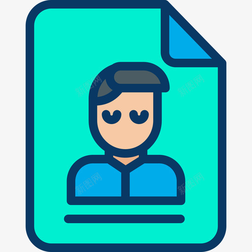 课程工作提升2线条颜色图标svg_新图网 https://ixintu.com 工作 提升 线条 课程 颜色