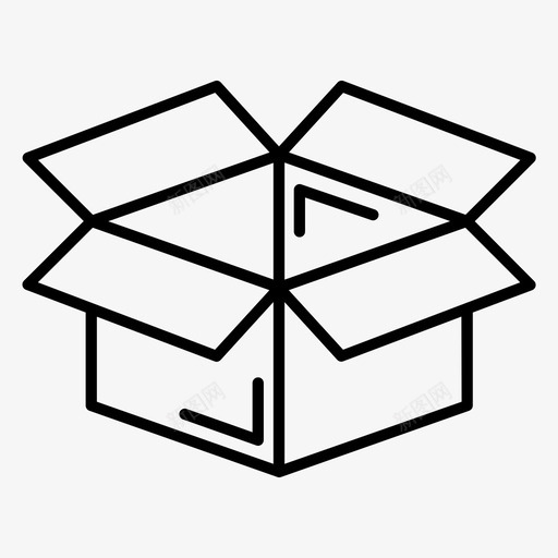 盒子打开在线营销搜索引擎优化图标svg_新图网 https://ixintu.com 在线营销 搜索引擎优化 搜索引擎优化文本 盒子打开 网络