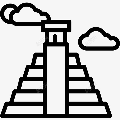 玛雅人神话25直系图标svg_新图网 https://ixintu.com 玛雅人 直系 神话