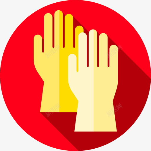 手套消防员12扁平图标svg_新图网 https://ixintu.com 扁平 手套 消防员
