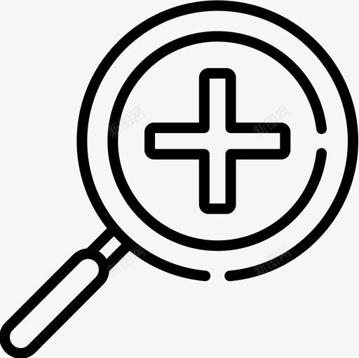 放大照片编辑工具12线性图标svg_新图网 https://ixintu.com 工具 放大 照片 线性 编辑