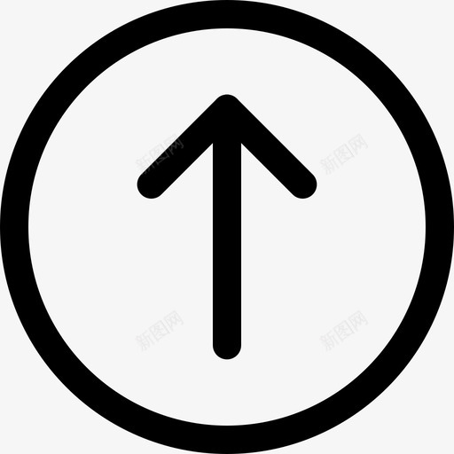 向上箭头基本ui4线性图标svg_新图网 https://ixintu.com 向上箭头 基本ui4 线性