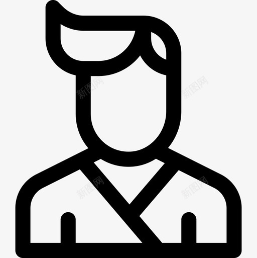 柔道体育化身9直系图标svg_新图网 https://ixintu.com 体育化身9 柔道 直系