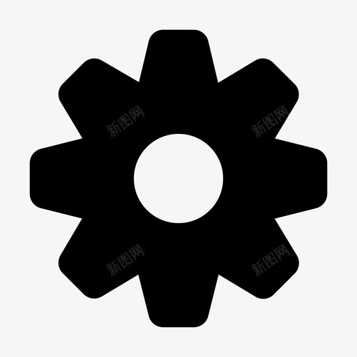 设置应用程序装备图标svg_新图网 https://ixintu.com 应用程序 用户界面 用户界面2实体 装备 设置 选项