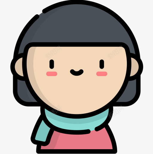 市民智慧城市7线性颜色图标svg_新图网 https://ixintu.com 城市 市民 智慧 线性 颜色