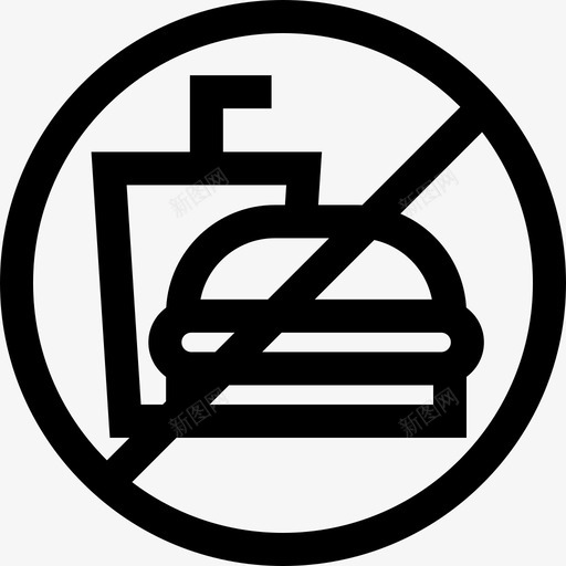 没有食物59号博物馆直系图标svg_新图网 https://ixintu.com 59号博物馆 没有食物 直系