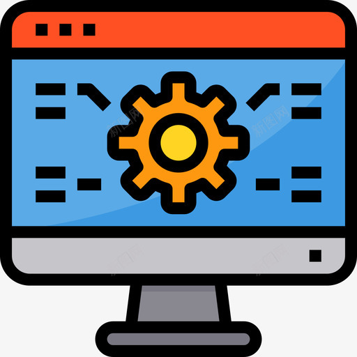 设置网站和windows界面5线颜色图标svg_新图网 https://ixintu.com windows 界面 网站 设置 颜色
