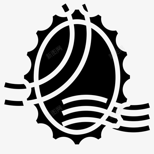 印花粗粒椭圆形图标svg_新图网 https://ixintu.com 印花 实心 椭圆形 粗粒 纹理