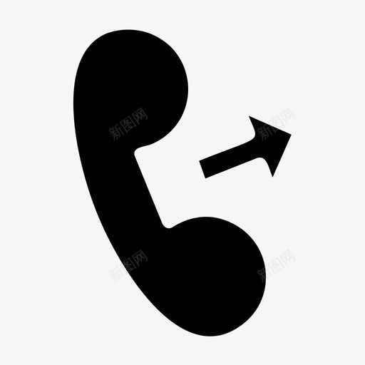 呼叫联系人传出图标svg_新图网 https://ixintu.com 传出 呼叫 呼叫字形图标集 电话 联系人 铃声