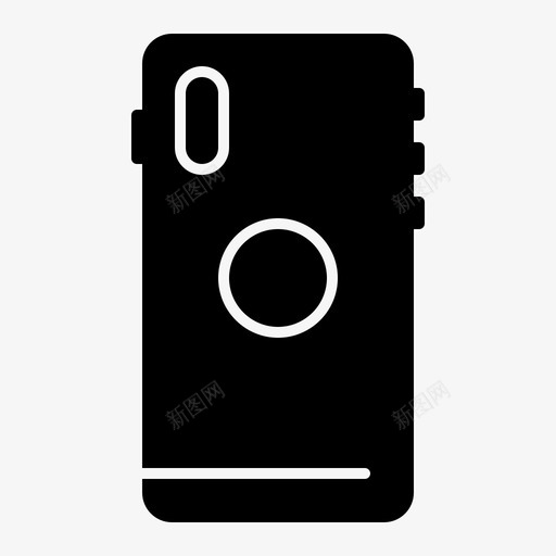 手机背面摄像头图标svg_新图网 https://ixintu.com 手机 摄像头 智能 背面