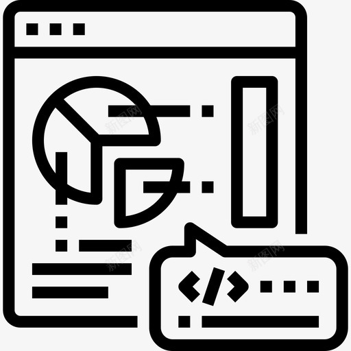 分析企业管理66线性图标svg_新图网 https://ixintu.com 企业管理 分析 线性